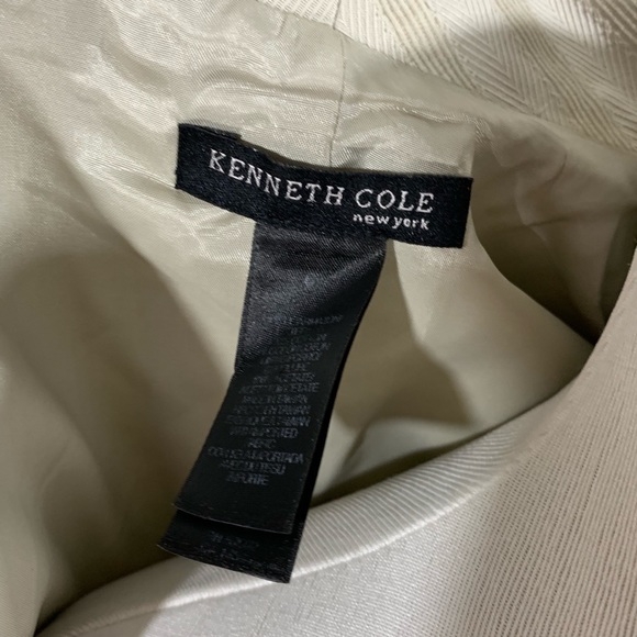 Kenneth Cole NY Womens 6 Tan Blazer Corduroy Lined - Picture 6 of 8